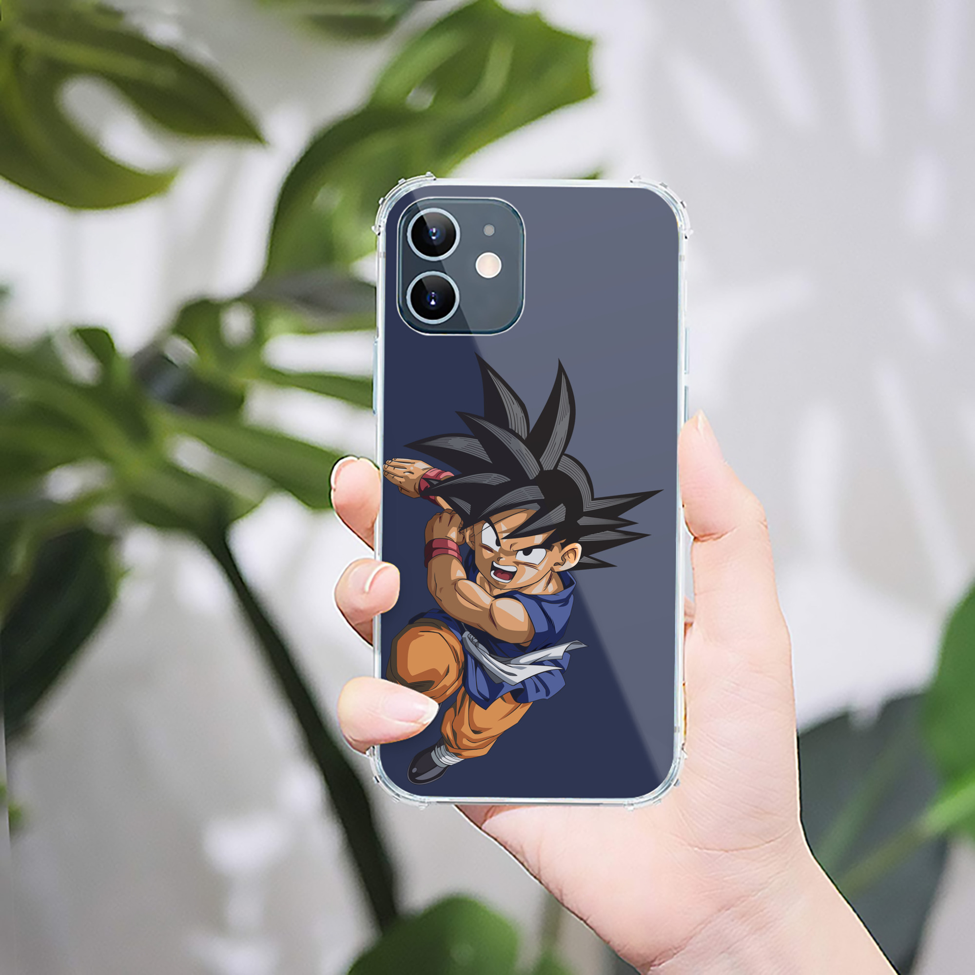 （画像用） ドラゴンボール 孫悟空（そん ごくう）Son Goku カカロット DRAGON BALL Kakarotto 【iPhone 12シリーズ対応】透明スマホケース（クリアソフトケース）